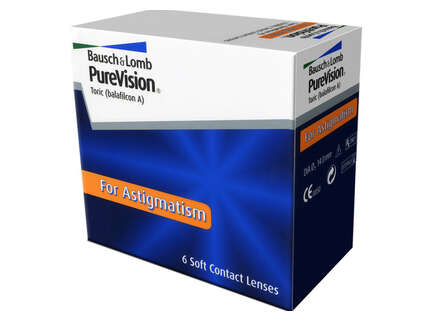 Produktbild für "PureVision Toric for astigmatism 6er Monatslinsen Bausch&amp;Lomb Pu"