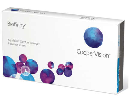 Produktbild für "Biofinity 6er Monatslinsen Cooper Vision"