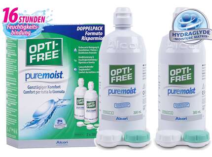 Produktbild für "OPTI-FREE PureMoist 2x 300ml Vorratspack EVER Alcon"