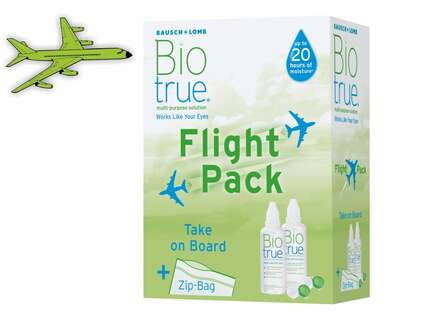 Produktbild für "Biotrue All-in-one Lösung Flight Pack 2x 60 ml Bausch &amp; Lomb"