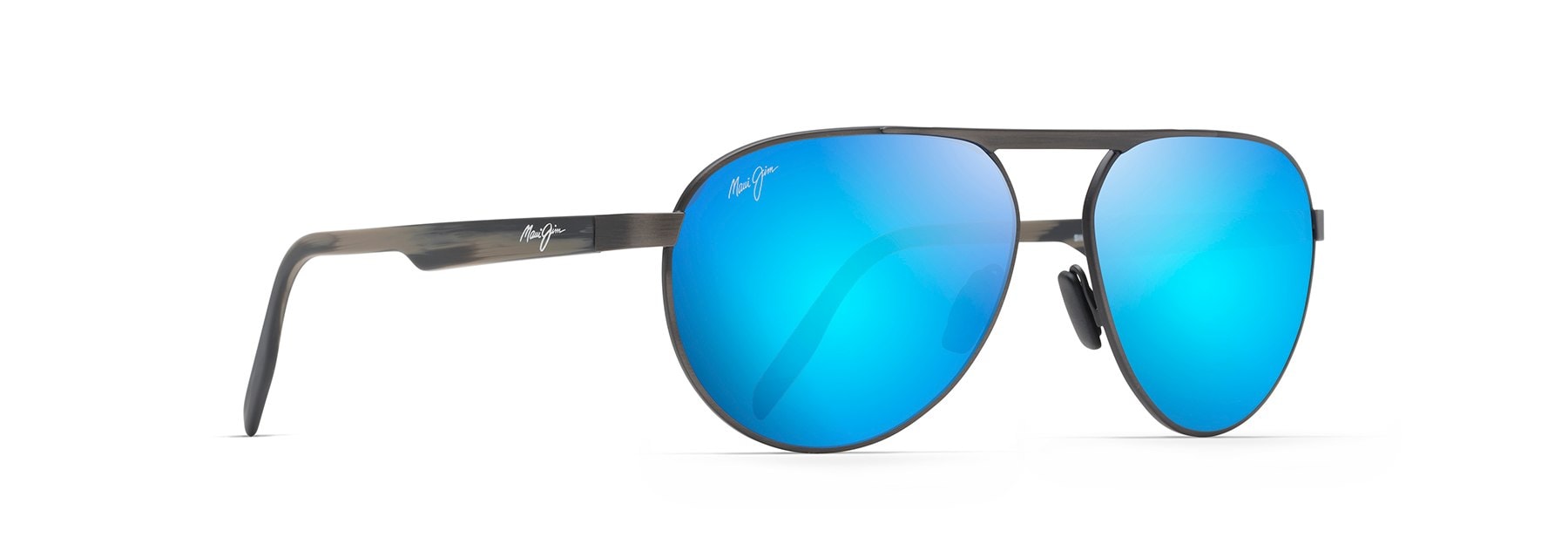 Maui Jim Swinging Bridges Brushed Dark Gunmetal B787 02c