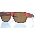 Überzieh Sonnenbrille 96-903004 in Rot Matt