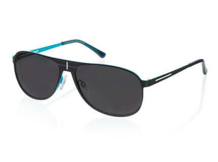 Produktbild für "Sonnenbrille 107009 schwarz matt/türkis"
