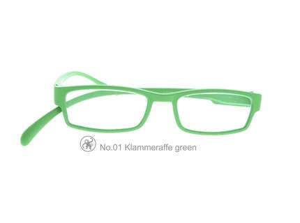 Produktbild für "Lesebrille No.01 Klammeraffe new grün"