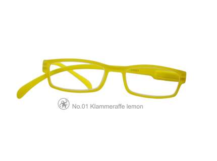 Produktbild für "Lesebrille No.01 Klammeraffe lemon green"