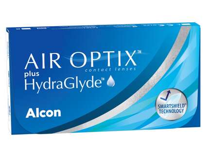 Produktbild für "AIR OPTIX plus Hydra Glyde 3er Monatslinsen Alcon"