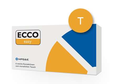 Produktbild für "Ecco easy Toric (6er) Monatslinsen MPG&amp;E"