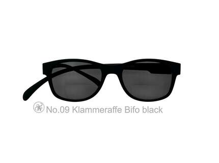 Produktbild für "Sonnenbrille No.09 Klammeraffe SUN Bifokal black"