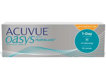 Produktbild für "ACUVUE OASYS 1-Day for Astigmatism 30er with HydraLuxe Tageslins"