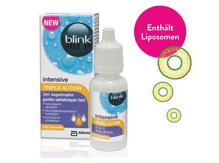 Produktbild für "Blink intensive TRIPLE ACTION 3in1 Augentropfen 10ml"