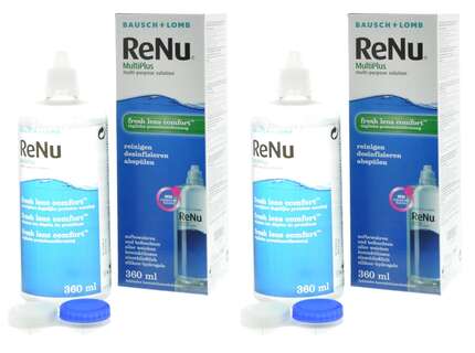 Produktbild für "Renu MultiPlus 2x 360ml - Fresh Lens Comfort Multipack Twin Box"