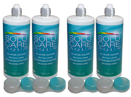Produktbild für "SoloCare Aqua 4x 360ml Systempack Menicon"