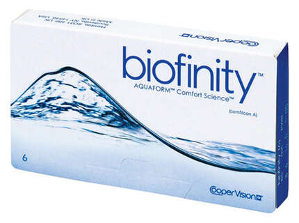Produktbild für "Biofinity 3er Monatslinsen Cooper Vision"