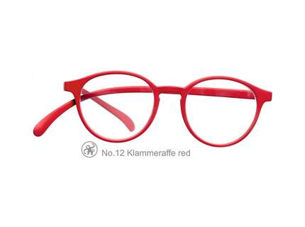 Produktbild für "Lesebrille No.12 Klammeraffe rot"