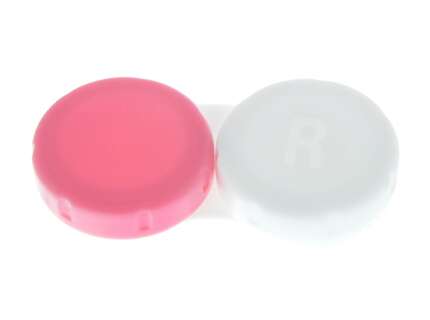 Produktbild für "Kontaktlinsenbehälter II pink weiß"