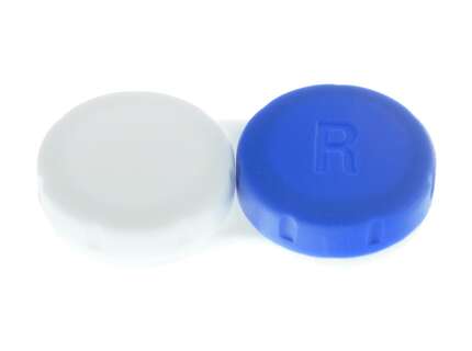 Produktbild für "Kontaktlinsenbehälter II blau weiß"
