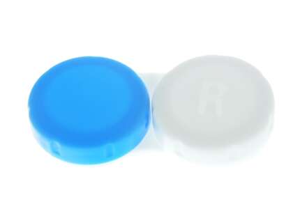 Produktbild für "Kontaktlinsenbehälter II hellblau weiß"
