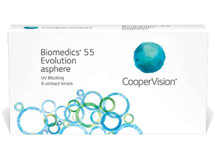 Produktbild für "Biomedics 55 Evolution UV 6er Monatslinsen"