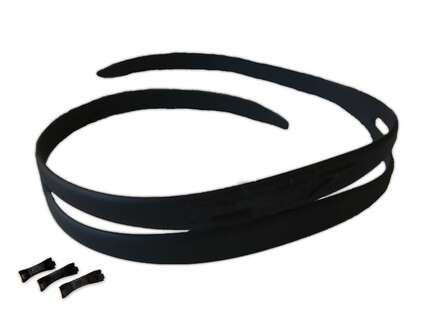 Produktbild für "Optische Schwimmbrille Blick Kopfband schwarz mit 2 Nasenstege"
