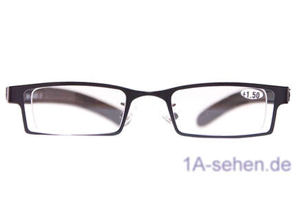 Produktbild für "3908 Fertigbrille schwarz"