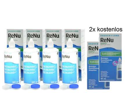 Produktbild für "Renu MultiPlus 4x 360ml + 120ml - Fresh Lens Comfort"