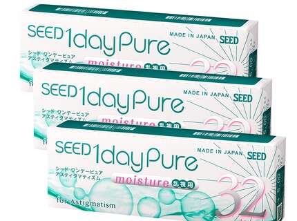 Produktbild für "Seed 1dayPure moisture for astigmatism 96er"
