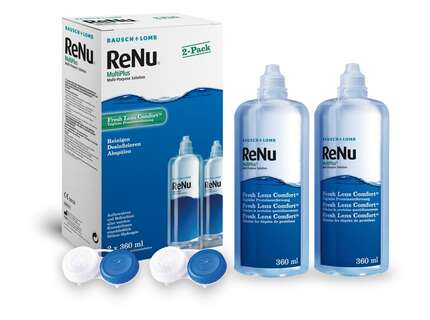 Produktbild für "Renu MultiPlus 2x 360ml - Fresh Lens Comfort Multipack Twin Box MHD"