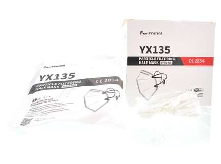 Produktbild für "Atemschutzmaske Eexi Inherent YX135 FFP2 Zertifiziert 5 Schichten 30er"
