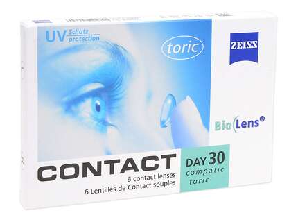 Produktbild für "Zeiss Contact Day CD 30 compatic (Bio) toric 6er"