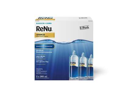 Produktbild für "ReNu Advanced (3x 360 ml) - Bausch&amp;Lomb"