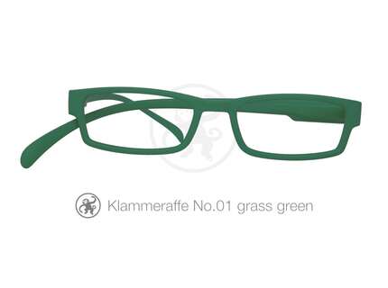 Produktbild für "Lesebrille No.01 Klammeraffe grass green"