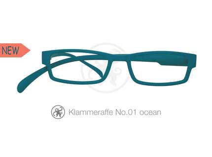 Produktbild für "Lesebrille No.01 Klammeraffe ocean"