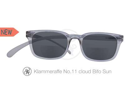 Produktbild für "Lesebrille No.11 Klammeraffe SUN Bifokal cloud"