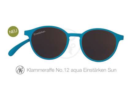 Produktbild für "Lesebrille No.12 Klammeraffe SUN aqua"