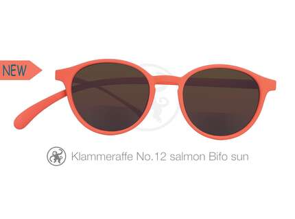 Produktbild für "Lesebrille No.12 Klammeraffe SUN Bifokal salmon"