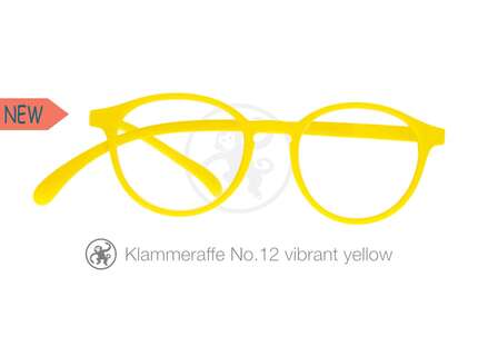 Produktbild für "Lesebrille No.12 Klammeraffe vibrant yellow"