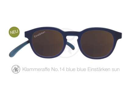 Produktbild für "Lesebrille No.14 Klammeraffe SUN blue"