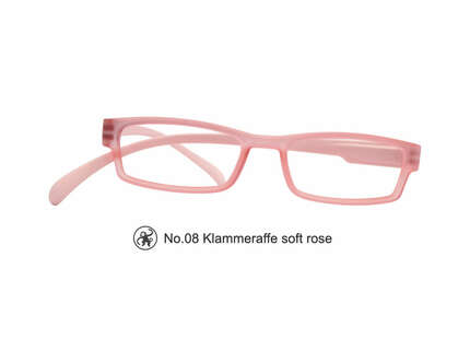 Produktbild für "Lesebrille No.08 Klammeraffe soft rosé"