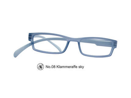 Produktbild für "Lesebrille No.08 Klammeraffe sky"