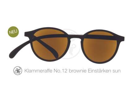 Produktbild für "Lesebrille No.12 Klammeraffe SUN brownie"