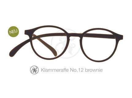 Produktbild für "Lesebrille No.12 Klammeraffe brownie"