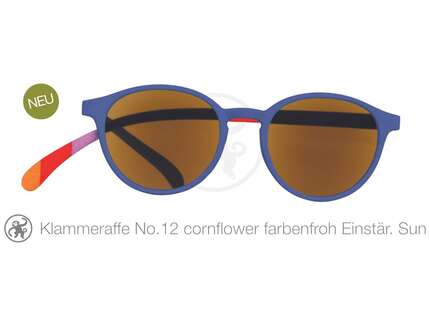 Produktbild für "Lesebrille No.12 Klammeraffe SUN cornflower/farbenfroh"