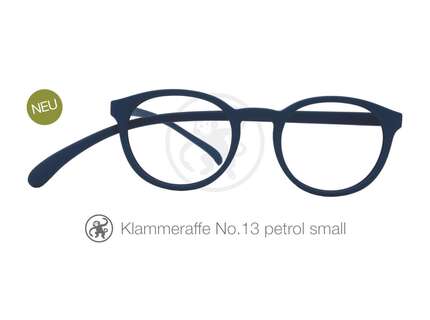 Produktbild für "Lesebrille No.13 Klammeraffe &quot;small&quot; petrol"